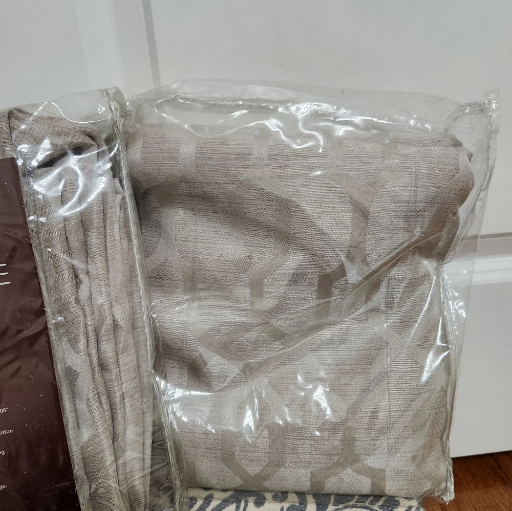 Z Gallerie Taupe Color Drapery Panels 50